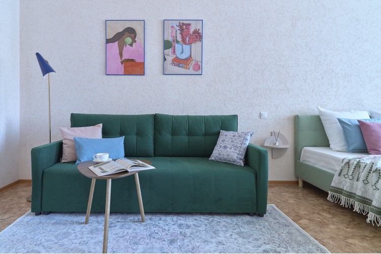 1-комнатная квартира на сутки: переулок Нечевский 4/1